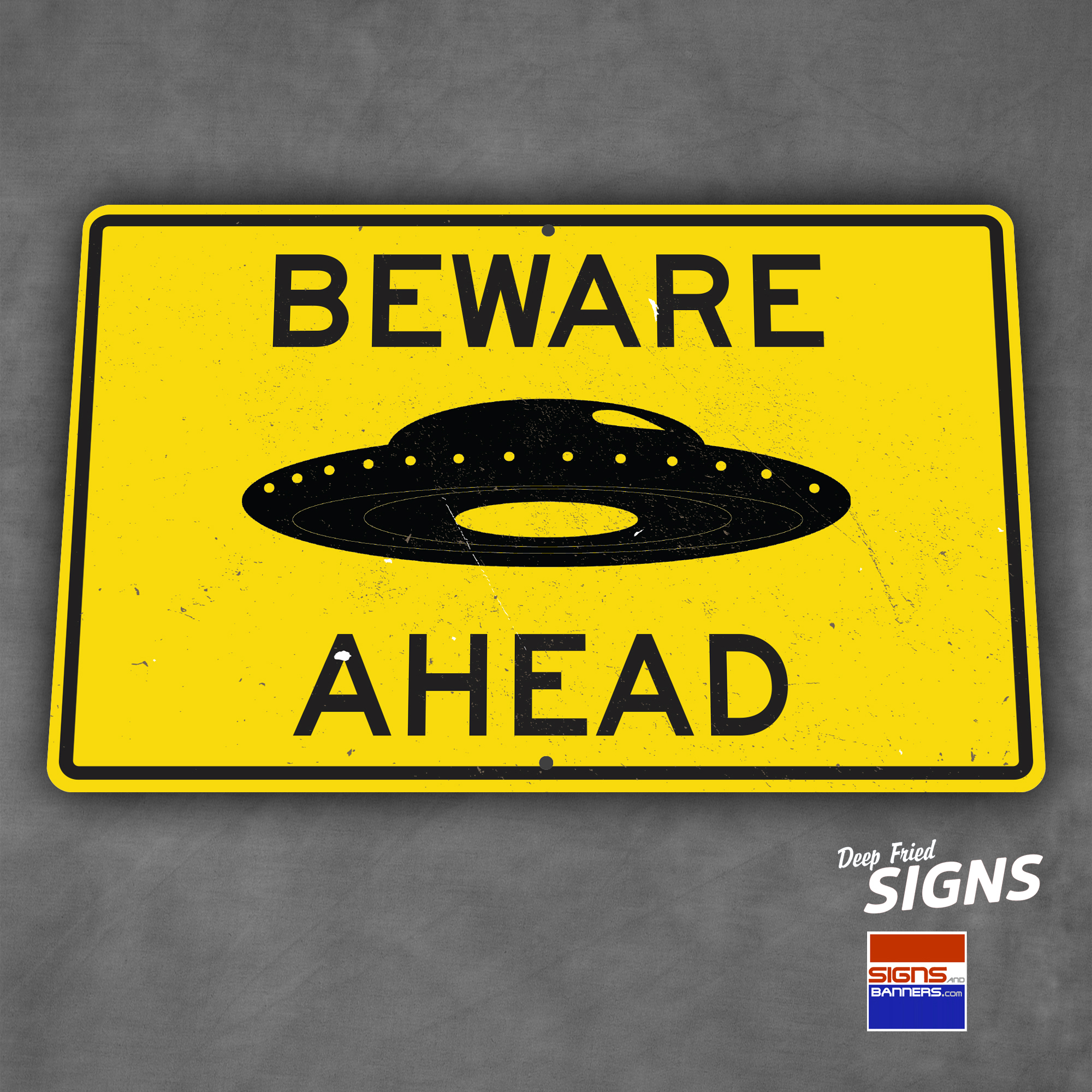 Beware Aliens Ahead